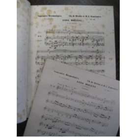 BERIOT Charles Anna Bolena Violon Piano 1855
