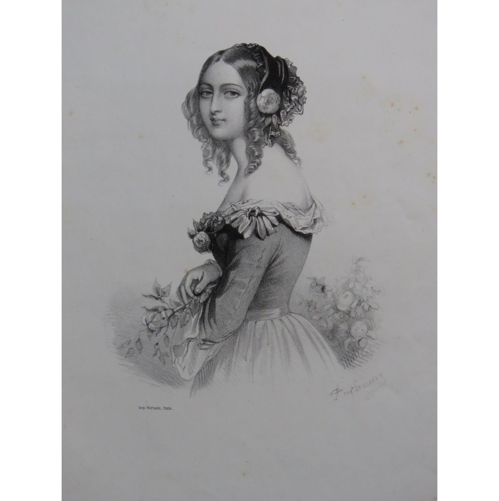 D'ADHEMAR Ab. Joliette Chant Piano ca1845
