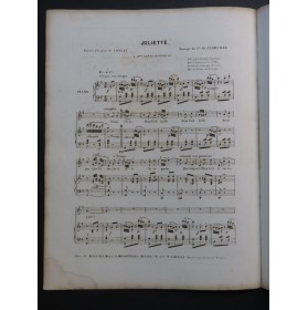 D'ADHEMAR Ab. Joliette Chant Piano ca1845