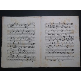 BEYER Ferdinand La Favorite Bouquet de Mélodies Piano ca1858