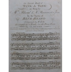 DUSSEK J. L. Tink a Tink...