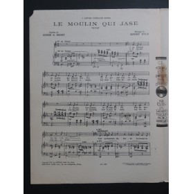 BOLS Harry Le Moulin qui jase Chant Piano 1935
