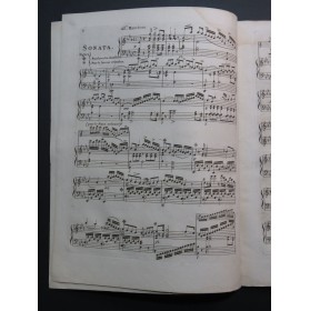 STEIBELT Daniel Grande Sonate op 45 Piano ca1800
