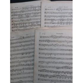 KREUTZER Rodolphe Six Quatuors op 2 2ème Livraison Violon Alto Violoncelle 1798