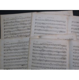 KREUTZER Rodolphe Six Quatuors op 2 2ème Livraison Violon Alto Violoncelle 1798