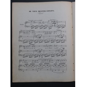 MASINI F. Je veux rester enfant Chant Piano ca1840