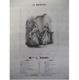 PUGET Loïsa La Retraite Chant Piano 1839