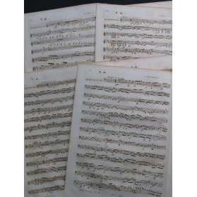 BEETHOVEN Quatuors op 18 2ème Livraison Violon Alto Violoncelle ca1825