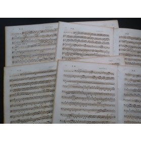 BEETHOVEN Quatuors op 18 2ème Livraison Violon Alto Violoncelle ca1825