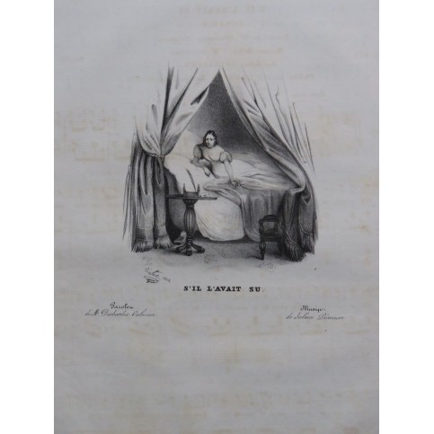 PECARRERE Julien S'il l'avait su Chant Piano 1835