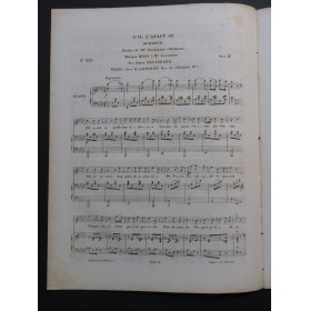 PECARRERE Julien S'il l'avait su Chant Piano 1835