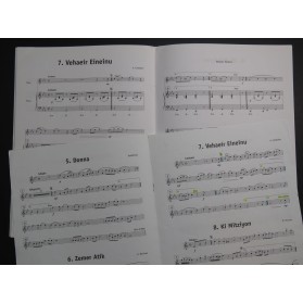 WOLFGRAM Coen Klezmers 12 Pièces Piano Flûte 1997