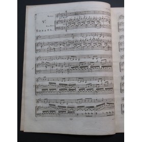 STEIBELT Daniel Sonate op 27 No 5 Piano Violon ca1797