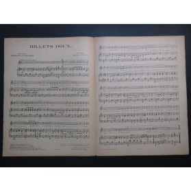 YVAIN Maurice Billets doux Chant Piano 1921