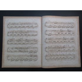 BURGMÜLLER Frédéric La Favorite Valse Piano ca1858