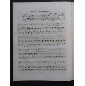 MERLÉ J. La Fuite du Proscrit Chant Piano ca1830