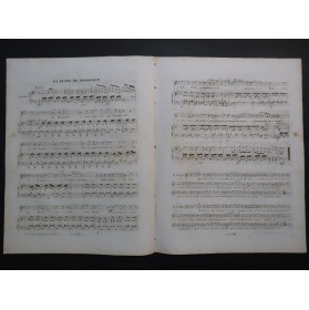 MERLÉ J. La Fuite du Proscrit Chant Piano ca1830