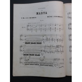 FAVARGER René Fantaisie sur Marta F. de Flotow op 44 Piano ca1860