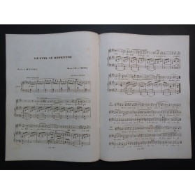 MERLE Étienne Le Ciel au Repentir ! Chant Piano ca1850