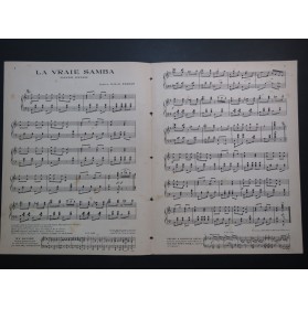DE FARIAS Emilia La Vraie Samba Piano 1923