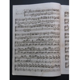 DUSSEK J. L. Trois Sonates op 8 Clavecin ou Piano Forte ca1795