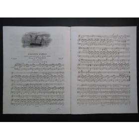 MALIBRAN Marie Enfants, Ramez ! Chant Piano ca1830