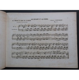 SCHUBERT Camille Soumission d'Abd-El-Kader Quadrille Piano ca1850