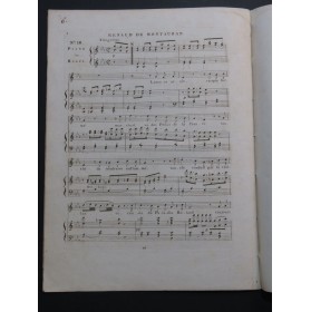 D'ALVIMARE Martin Pierre Renaud de Montauban Chant Piano ou Harpe ca1820