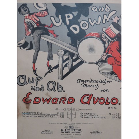 AVOLO Edward Auf und ab - Up and down op 8 Piano 1903