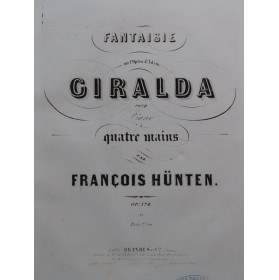 HÜNTEN François Fantaisie...