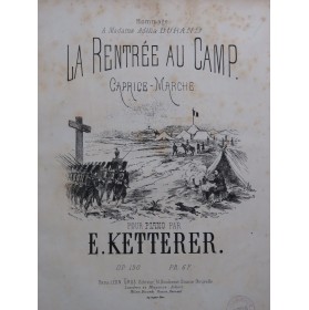 KETTERER Eugène La Rentrée...