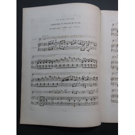 TULOU Jean-Louis Cavatine du Barbier de Séville Rossini op 42 Piano Flûte ca1860