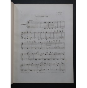 WOLFF Edouard Valse Originale op 122 Piano 4 mains ca1848