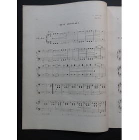 WOLFF Edouard Valse Originale op 122 Piano 4 mains ca1848