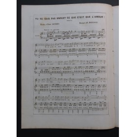 BOIELDIEU Adrien Enfant tu ne sais pas ce que c'est que l'amour ! Chant Piano ca1845