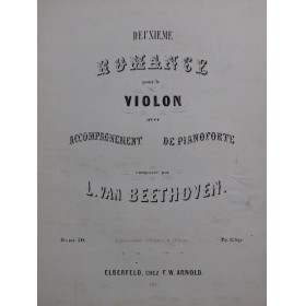 BEETHOVEN Romance en Fa op...