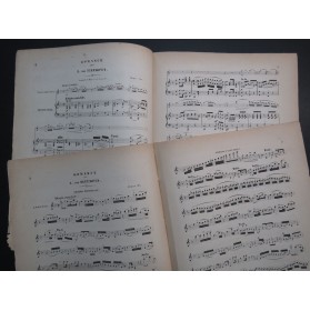 BEETHOVEN Romance en Fa op 50 Piano Violon ca1855