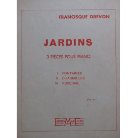 DREVON Francisque Jardins...