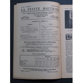La Petite Maîtrise No 263 Blin Vadon Micha Orgue 1935