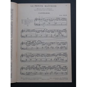 La Petite Maîtrise No 263 Blin Vadon Micha Orgue 1935