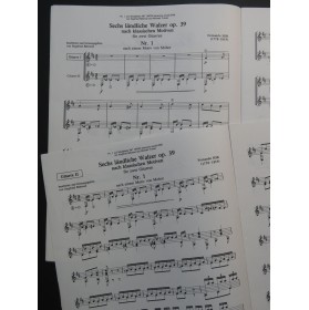 SOR Fernando Sechs Ländliche Walzer op 39 2 Guitares 1990