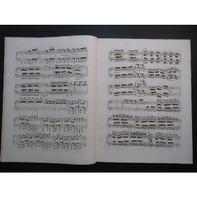 WOLFF Edouard Marche aux Flambeaux Meyerbeer Piano 4 mains ca1854