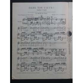 URSMAR V. O. Dans ton Coeur Tango Chant Piano