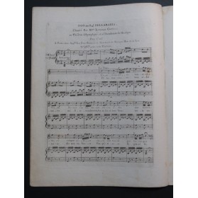 DELLA MARIA Domenico Care Donzelle Chant Piano ca1810