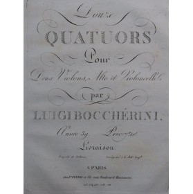 BOCCHERINI Luigi Trois...