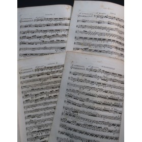 BOCCHERINI Luigi Trois Quatuors op 39 4e Liv. Violon Alto Violoncelle ca1799