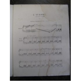 BLANLUETTE-LUCE Victor L'aurore Piano XIXe