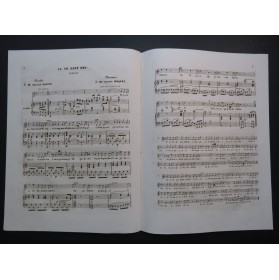 HEQUET Gustave Il ne sait pas Chant Piano ca1845
