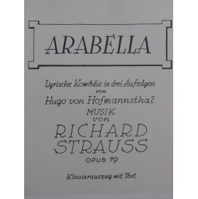 STRAUSS Richard Arabella op...