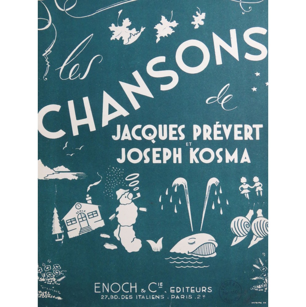 KOSMA Joseph Barbara Chant Piano 1947